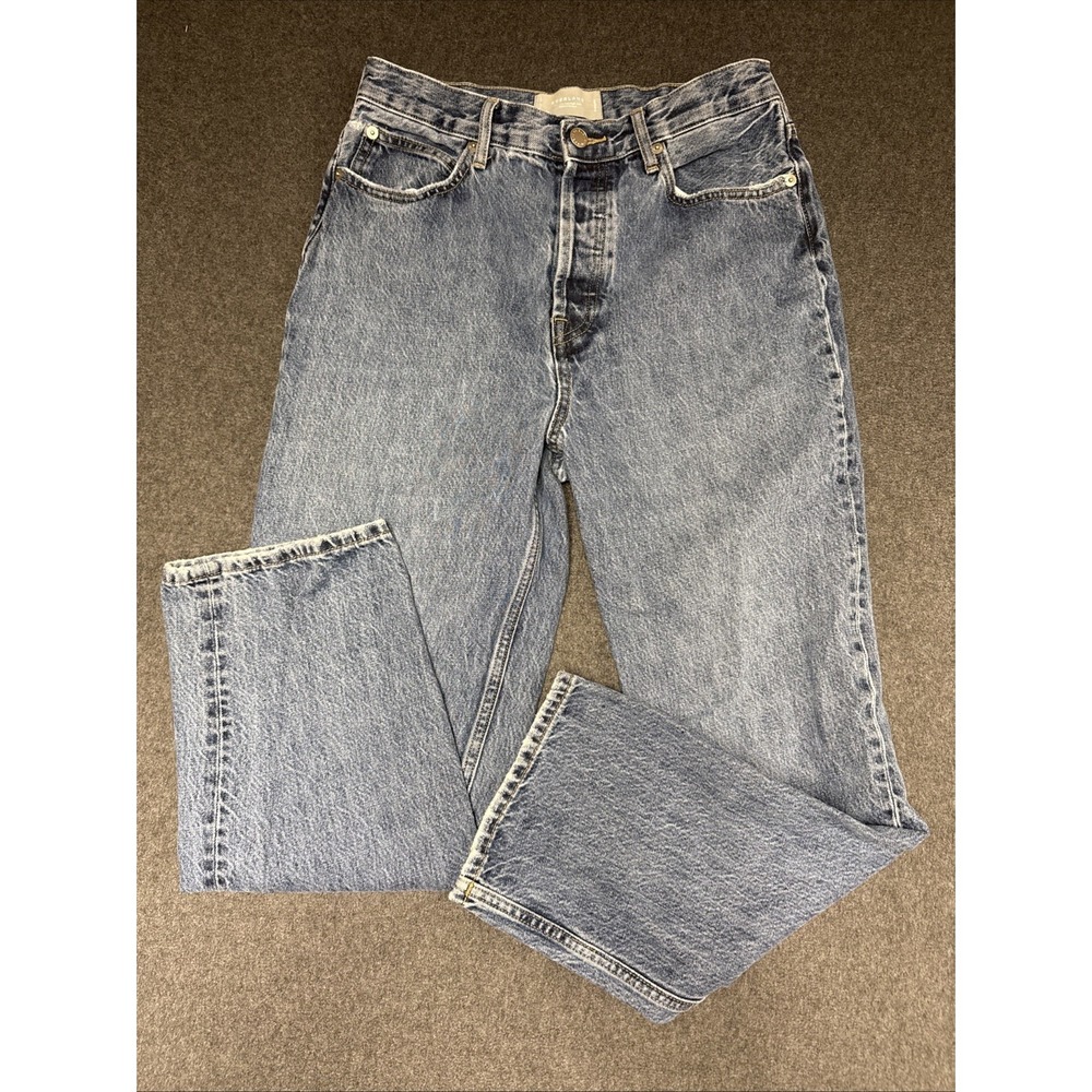 Everlane Jeans Women's Size 28R Blue Way High Jean Organic Cotton (0541)